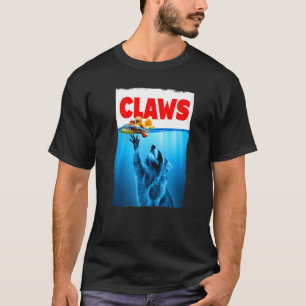 Paws klauwen prullenbak panda voor mannen vrouwen  t-shirt