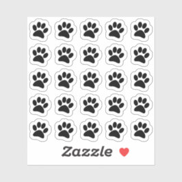 Paws Kleur Veranderbare Huisdier Verzorging Tracke Sticker