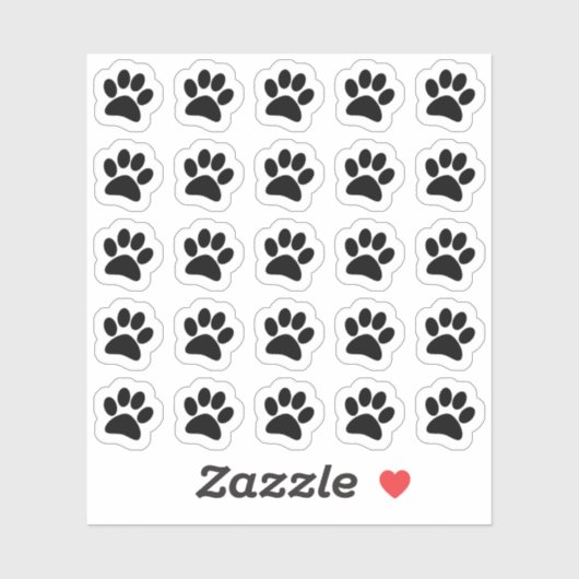 Paws Kleur Veranderbare Huisdier Verzorging Tracke Sticker (Vel)