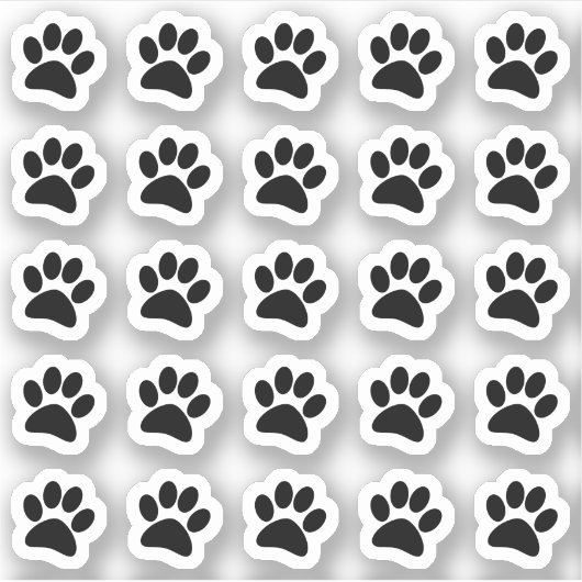 Paws Kleur Verwisselbare Pet Care Tracker Bujo Pla Sticker (Voorkant)