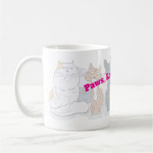Paws, liefde & dierenleven koffiemok (Links)