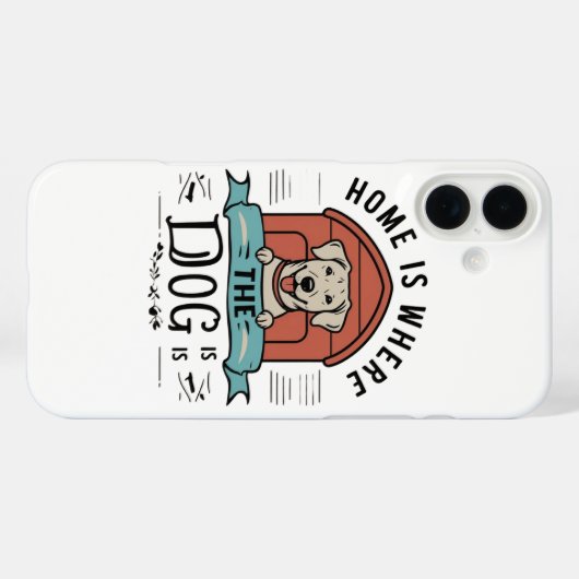 Paws Make Home Case-Mate iPhone Case (Achterkant (horizontaal))