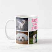 Paws Monogramed 6 Foto Collage Best Dog Ever Koffiemok (Links)