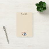 Paws n' Hearts Post-it® notes 4 x 6 (Kantoor)