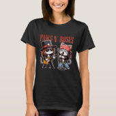 Paws N' Rozen T-shirt (Voorkant)
