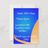 Paws nodigt uit kaart (Achterkant)