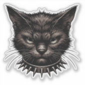 Paws of Fury - Angry Cat Slap Sticker (Voorkant)
