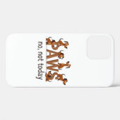 Paws of Paws: Fun Dog Squad - "Nee, niet vandaag" Case-Mate iPhone Case (Achterkant (horizontaal))