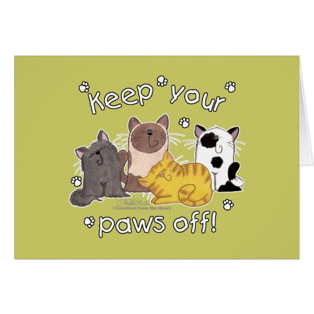 Paws Off! (Katten) (Voorkant Horizontaal)