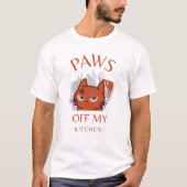 Paws Off My Kitchen! - Cat Pickleball T-shirt (Voorkant)
