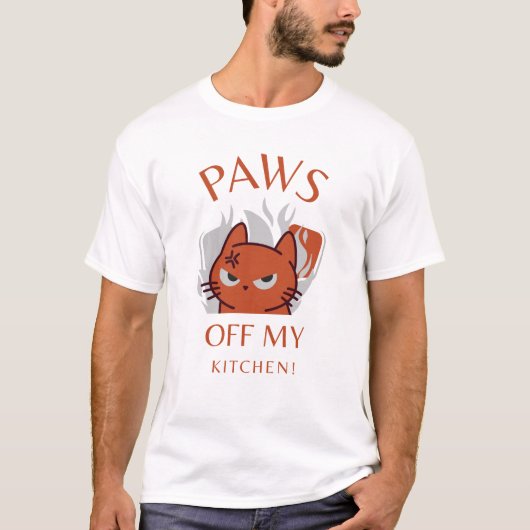 Paws Off My Kitchen! - Cat Pickleball T-shirt (Voorkant)