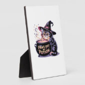 Paws Off My Potion, Kawaii Halloween Witch Cat Cla Fotoplaat (Zijkant)
