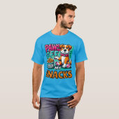 Paws Off My Snacks - grappige hondenliefhebber T-shirt (Voorkant volledig)
