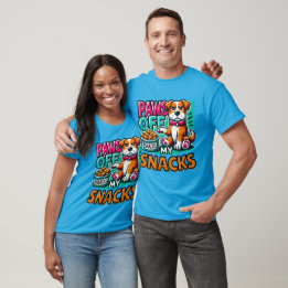 Paws Off My Snacks - grappige hondenliefhebber T-shirt