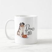 Paws Off Naughty Dog Waterverf St Bernard Turkije Koffiemok (Links)