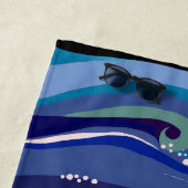 PAWS OP DE BEACH-badhanddoek Strandlaken (In situ)