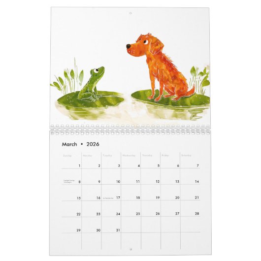 Paws & Pals 2026 – A Dog’s Comic Encounters Kalender (Mar 2026)