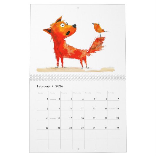 Paws & Pals 2026 – A Dog’s Comic Encounters Kalender (Feb 2026)