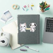Paws & Pals: Een vrolijk welkom Sticker (iPad Cover)