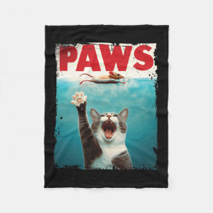 Paws Parodie Kat Muis Humoristische Kat Chasing Mu Fleece Deken