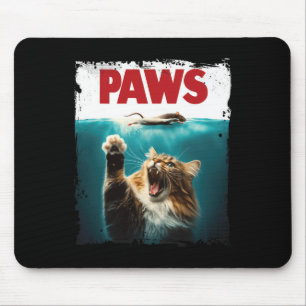 Paws Parodie Kat Muis Humoristische Kat Chasing Mu Muismat