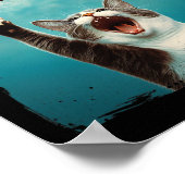 Paws Parodie Kat Muis Humoristische Kat Chasing Mu Poster (Hoek)