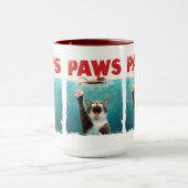 PAWS Parodie Kattenmuis Grappige Kattenliefhebber Mok (Midden)