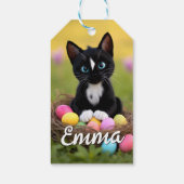 Paws, Pastels & Spint: Felini's Paasnest Cadeaulabel (Achterkant)