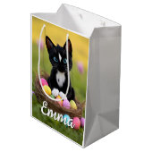 Paws, Pastels & Spint: Felini's Paasnest Medium Cadeauzakje (Achterkant Gekanteld)