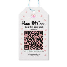 Paws Pet Care Pet Shop Logo Naam Barcode 