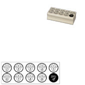 Paws Pet Loyalty Punch Rubberstempel (Gestempeld)