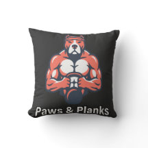 Paws & Planks Spierhond Fitness Poster