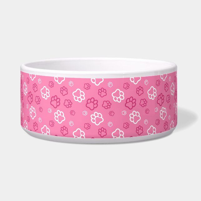 Paws Print Pet Bowl Voerbakje (Voorkant)
