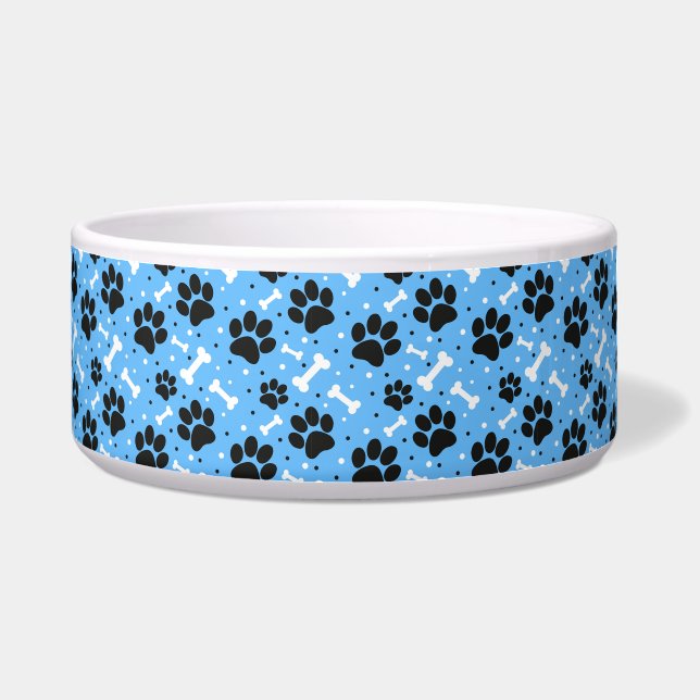 Paws Print Pet Bowl Voerbakje (Voorkant)