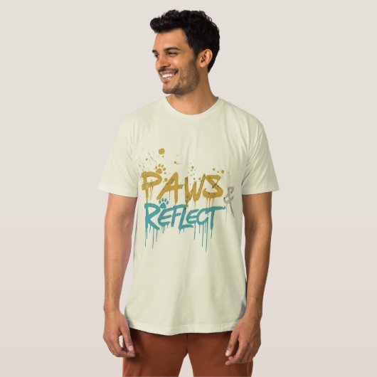 Paws & Reflect Tri-Blend Shirt (Voorkant volledig)