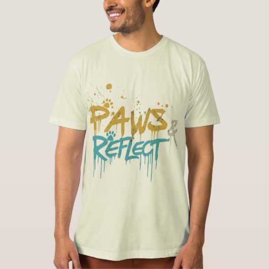 Paws & Reflect Tri-Blend Shirt (Voorkant)