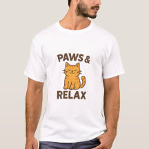 Paws & Relax – Grappig Kat Meme Grafisch