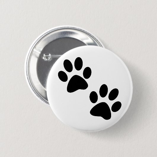 Paws Ronde Button 5,7 Cm (Voorkant /achterkant)