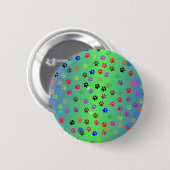 Paws Ronde Button 5,7 Cm (Voorkant /achterkant)