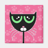 PAWS Roze - Magneet (Voorkant)