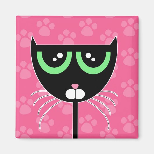 PAWS Roze - Magneet (Voorkant)