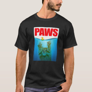 PAWS Schattig Kitten Kat En Gele Rubber Eend T-shirt