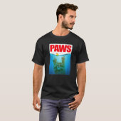 PAWS Schattig Kitten Kat En Gele Rubber Eend T-shirt (Voorkant volledig)