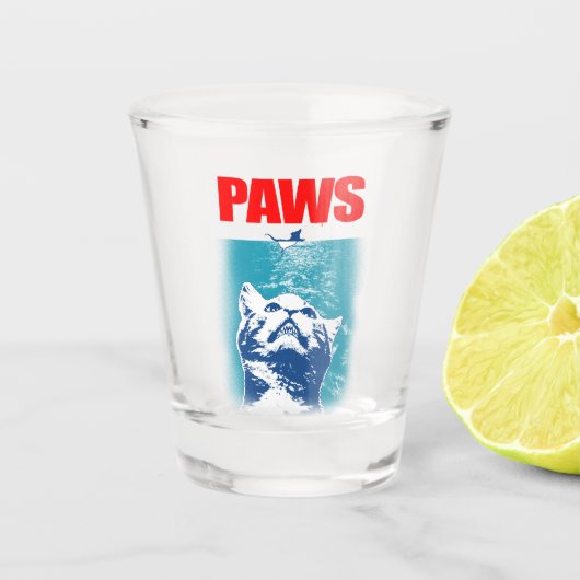 PAWS SHOT GLAS (Voorkant)