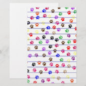 Paws Stationery Briefpapier (Voorkant / Achterkant)