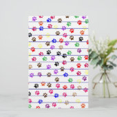 Paws Stationery Briefpapier (Staand voorkant)