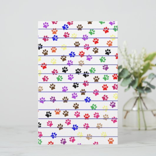 Paws Stationery Briefpapier (Staand voorkant)