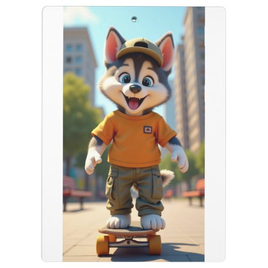 Paws & Swagger™ Schattige door huisdieren geïnspir Klembord (Achterkant)