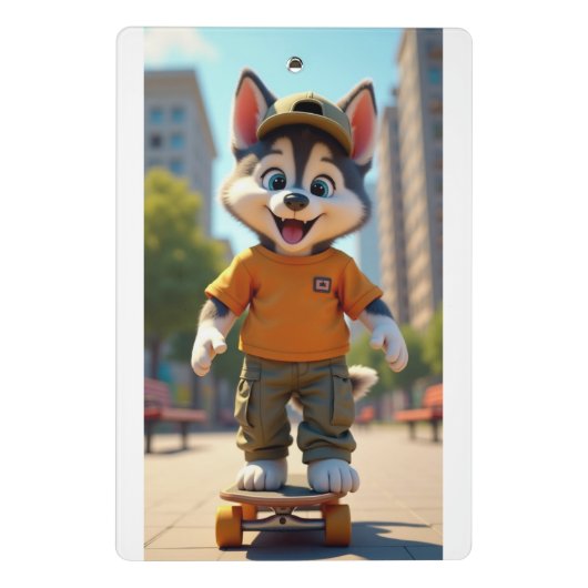 Paws & Swagger™ Schattige door huisdieren geïnspir Mini Klembord (Achterkant)