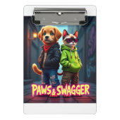 Paws & Swagger™ Schattige door huisdieren geïnspir Mini Klembord (Voorkant)